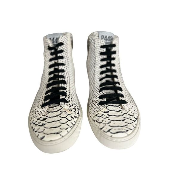 P448 Women\'s Star Snake Embossed High Top Sneakers Euro 40 USA 9.5 main image 12